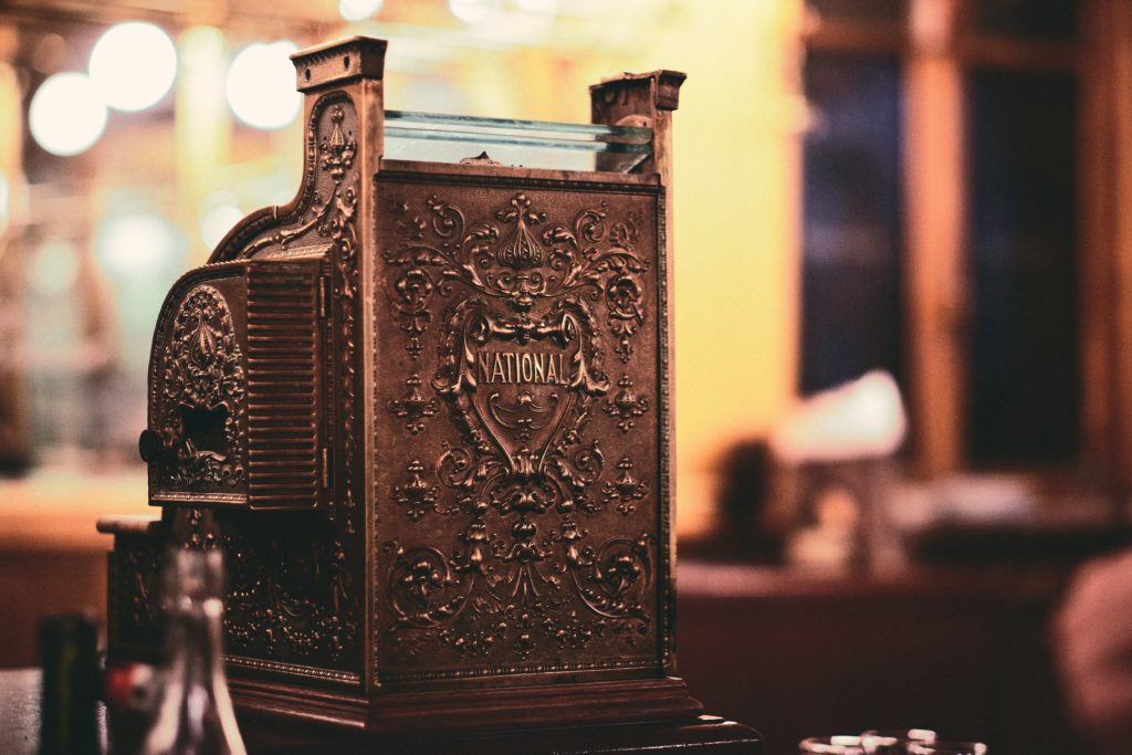 Old fashion cash register